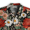 Crimson Daisy Hawaiian Shirt