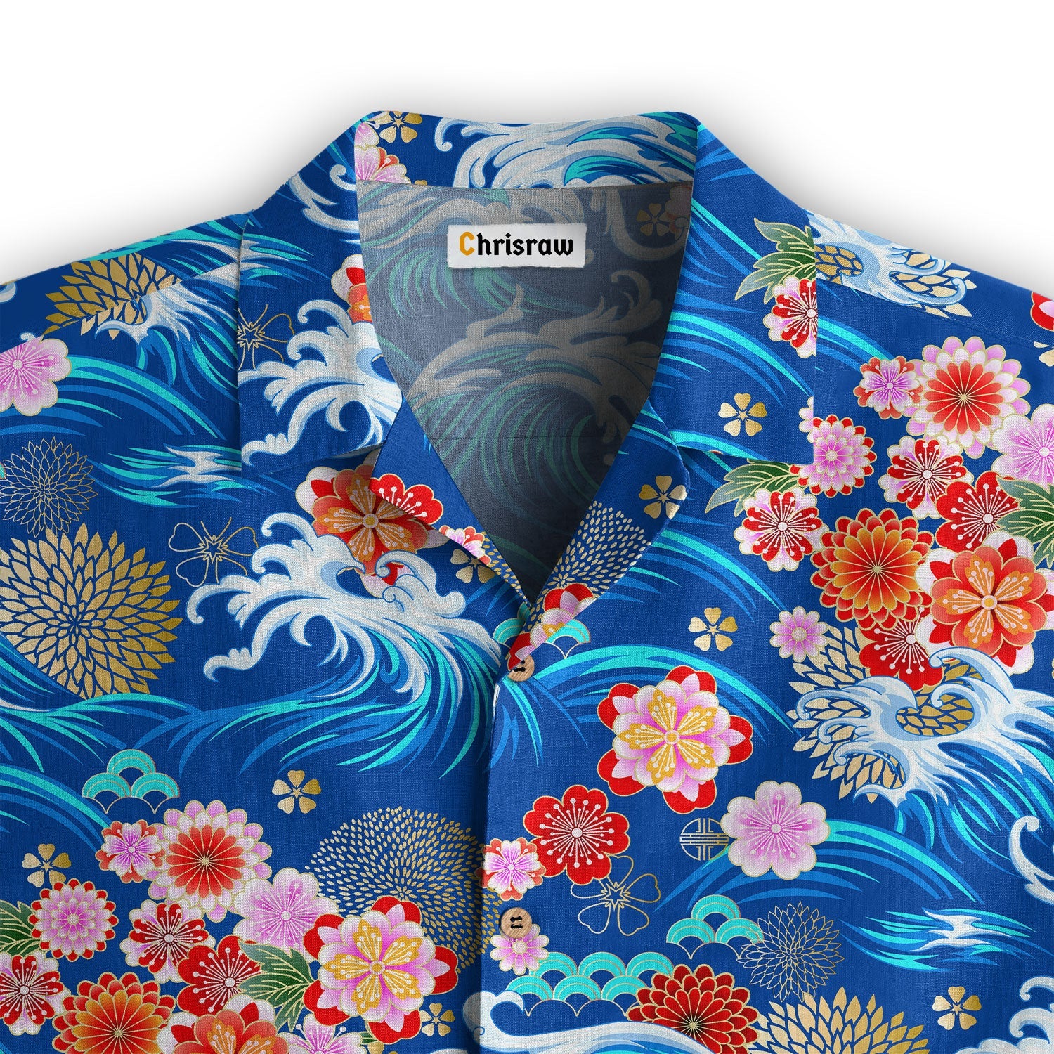 Sakura Wave Hawaiian Shirt