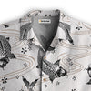 Black Koi And White Koi Hawaiian Shirt