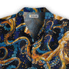 Blue Ocean Octopus Hawaiian Shirt
