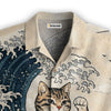 Cat Surfing Hawaiian Shirt