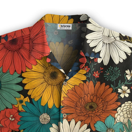 Colorful Chrysanthemums Hawaiian Shirt