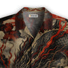 Crimson Storm Dragon Hawaiian Shirt
