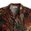Crimson Storm Dragon Hawaiian Shirt