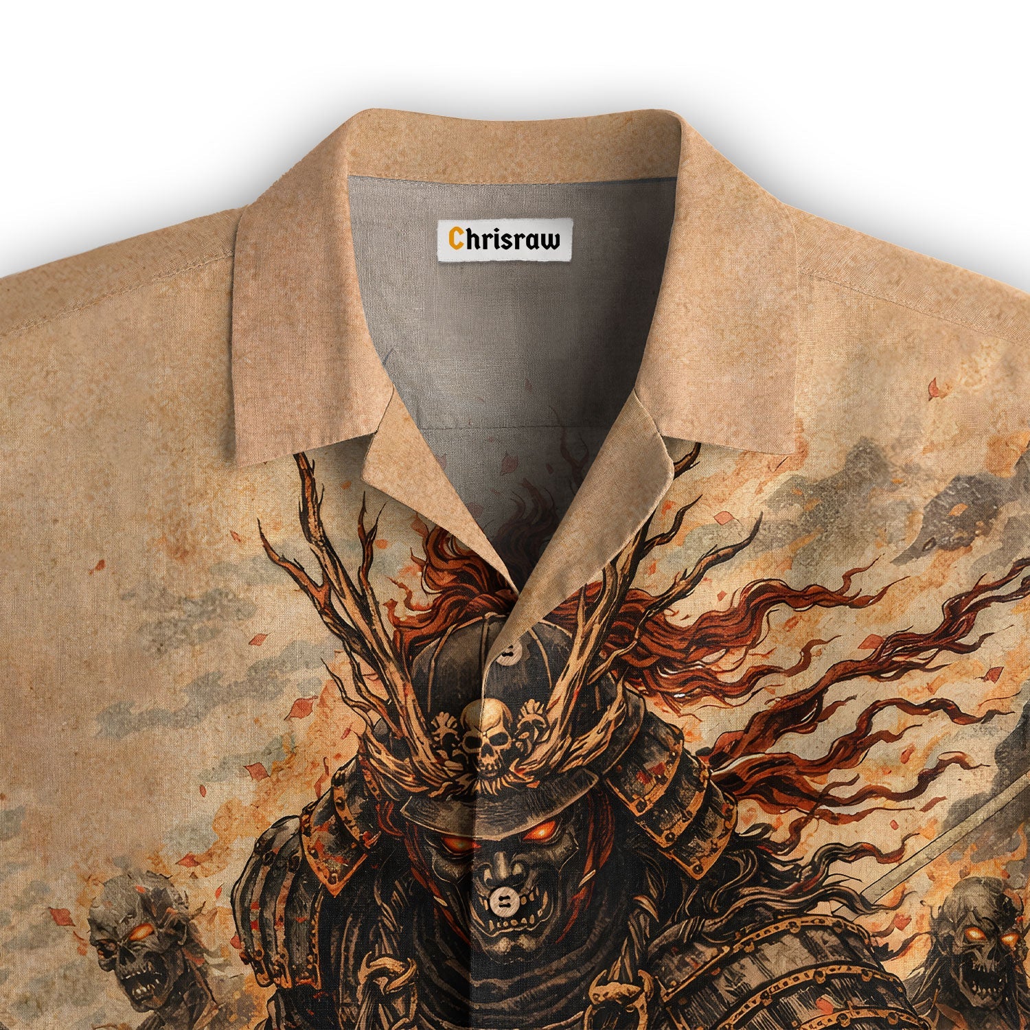 Demon Blade Samurai Hawaiian Shirt