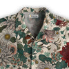 Crimson Daisy Hawaiian Shirt
