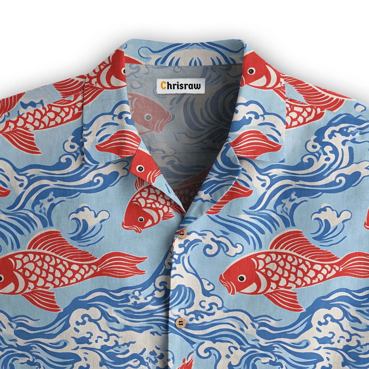 Koi Carp Frenzy Hawaiian Shirt