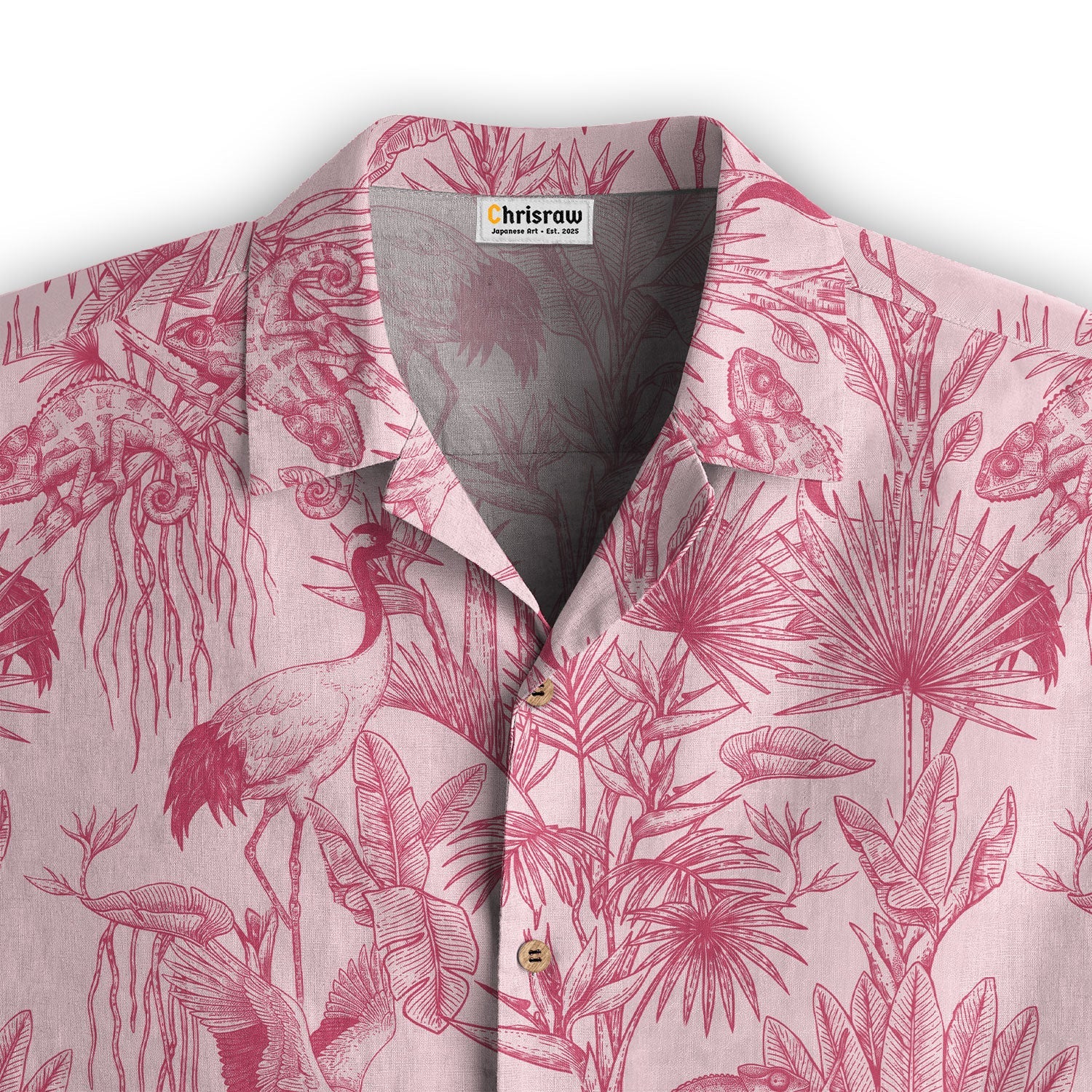 Crane Garden Hawaiian Shirt