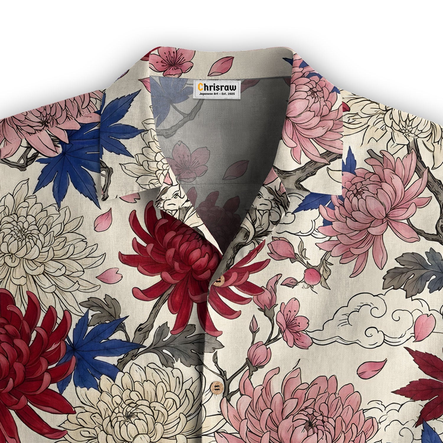 Vibrant Floral Hawaiian Shirt