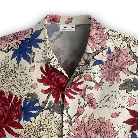 Vibrant Floral Hawaiian Shirt