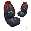 Uni Customized Name Dexter Jean Overalls Pattern Car Seat Covers (2Pcs)