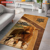 Uni Highland Farming Brown Personalized Name 3D Rug