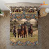 Uni Horse Vintage 3D Bedding Set