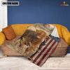 Uni Personalized Name Highland Flag Vintage Blanket