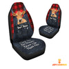 Uni Customized Name Jersey Jean Overalls Pattern Car Seat Covers (2Pcs)