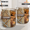 Uni Highland Barn Custom Name Laundry Basket