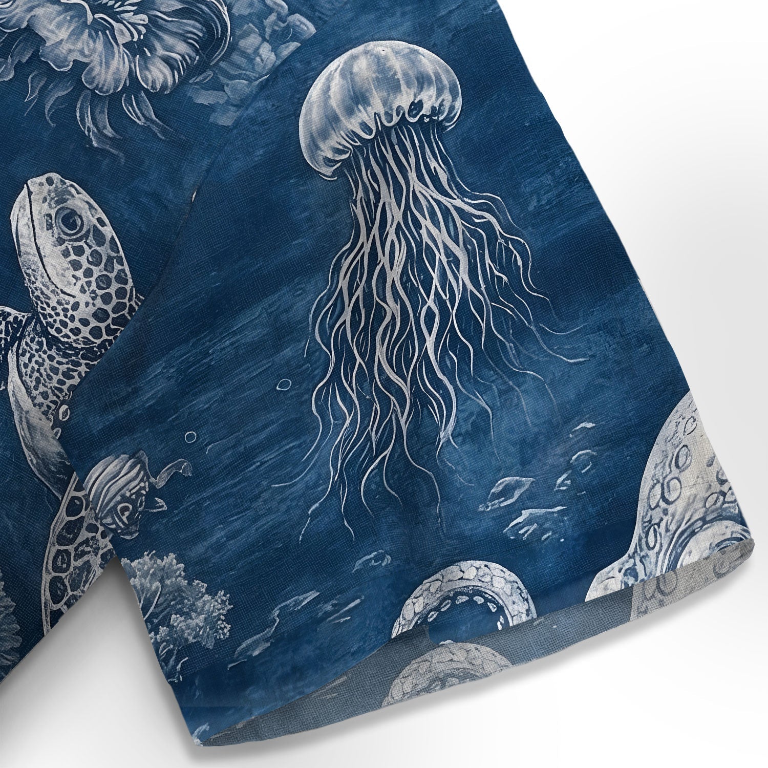 Blue Ocean Octopus Hawaiian Shirt