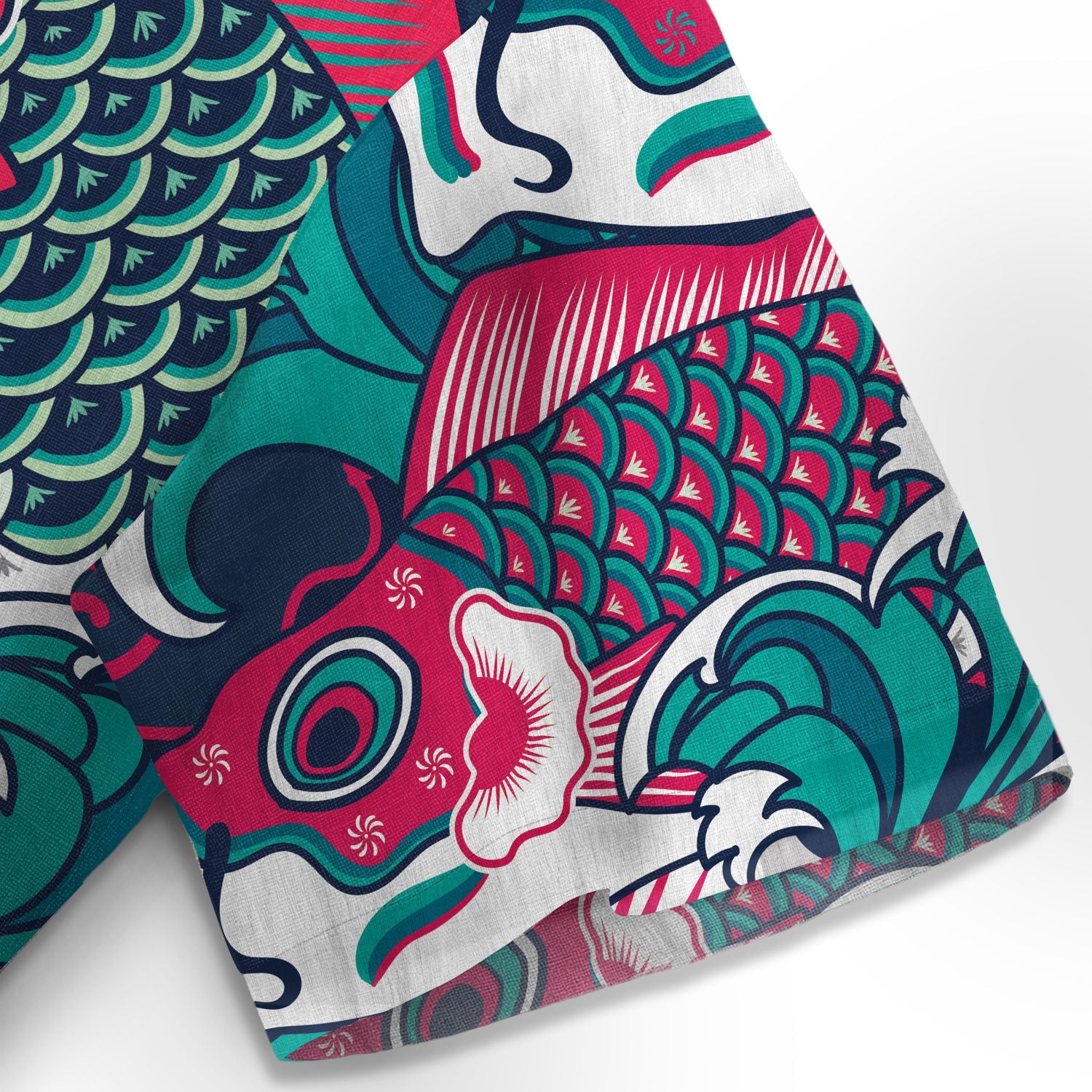 Colorful Japanese Koinobori Hawaiian Shirt