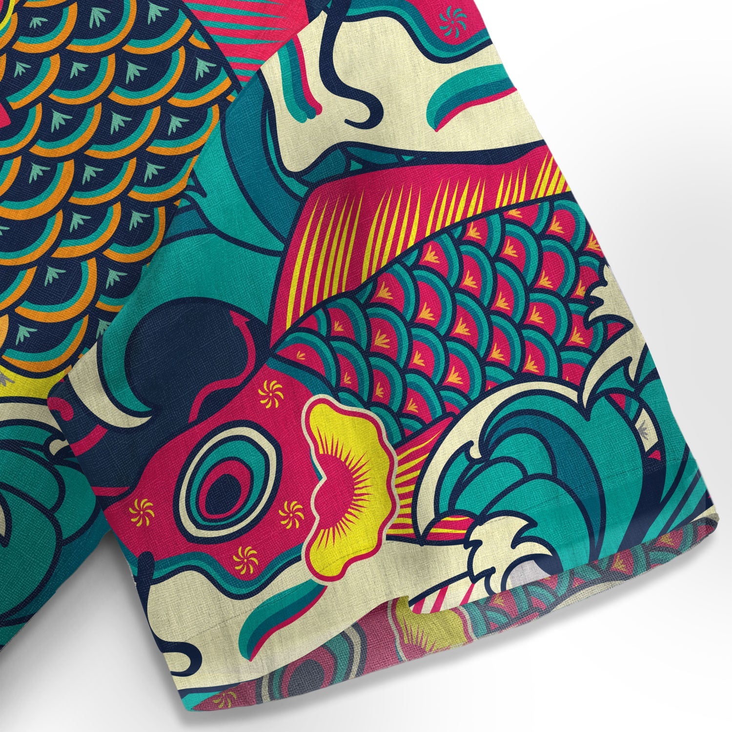 Colorful Japanese Koinobori Hawaiian Shirt
