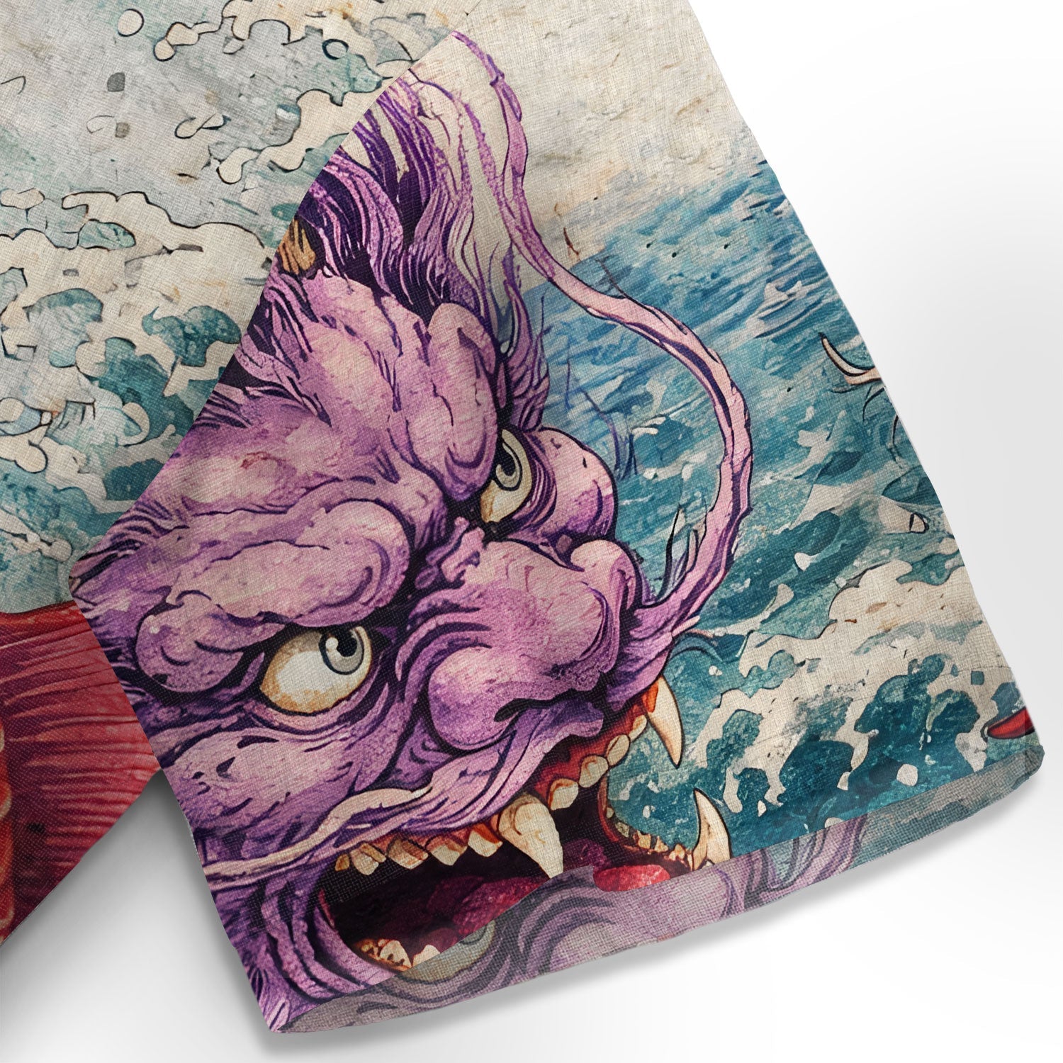 Dragon And Koi In The Wavesi Hawaiian Shirt