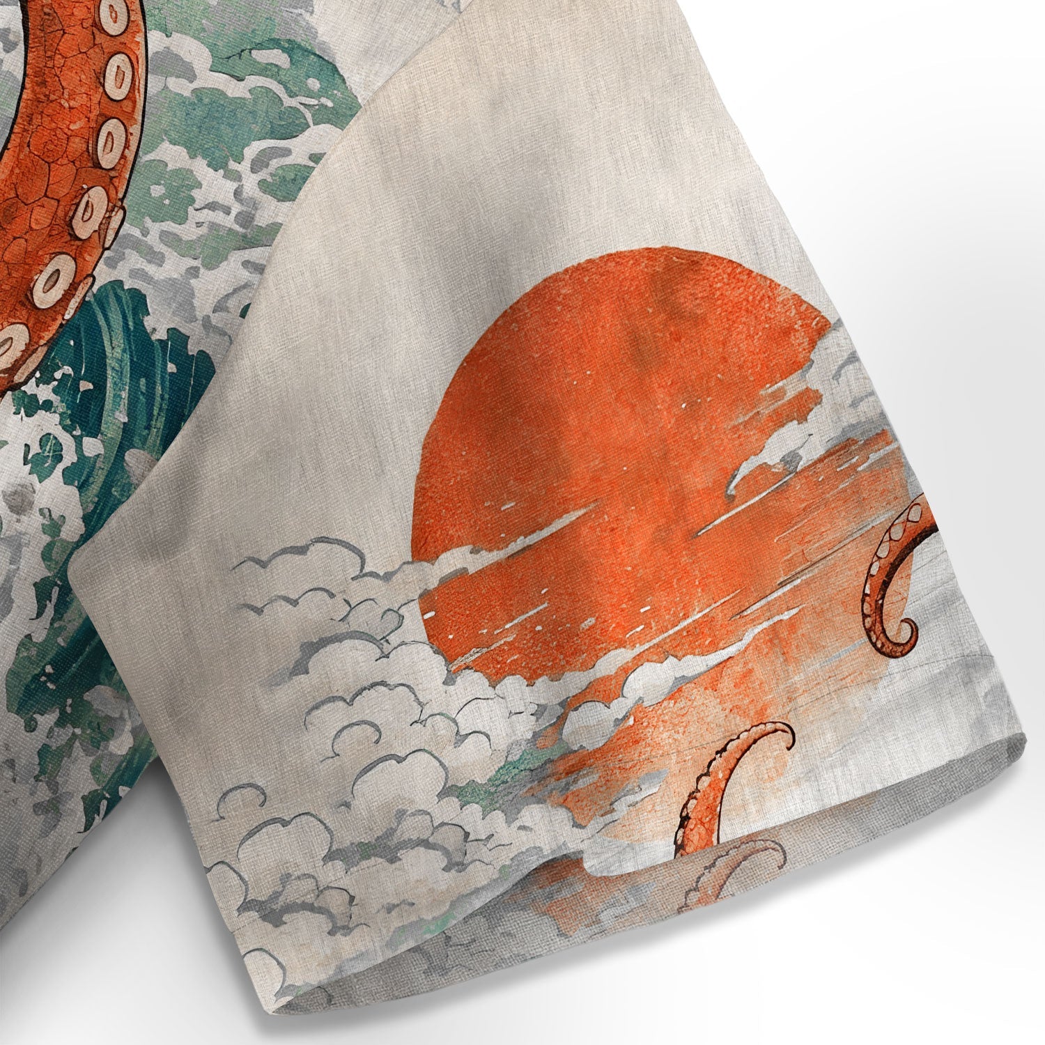 Great Wave Octopus Hawaiian Shirt