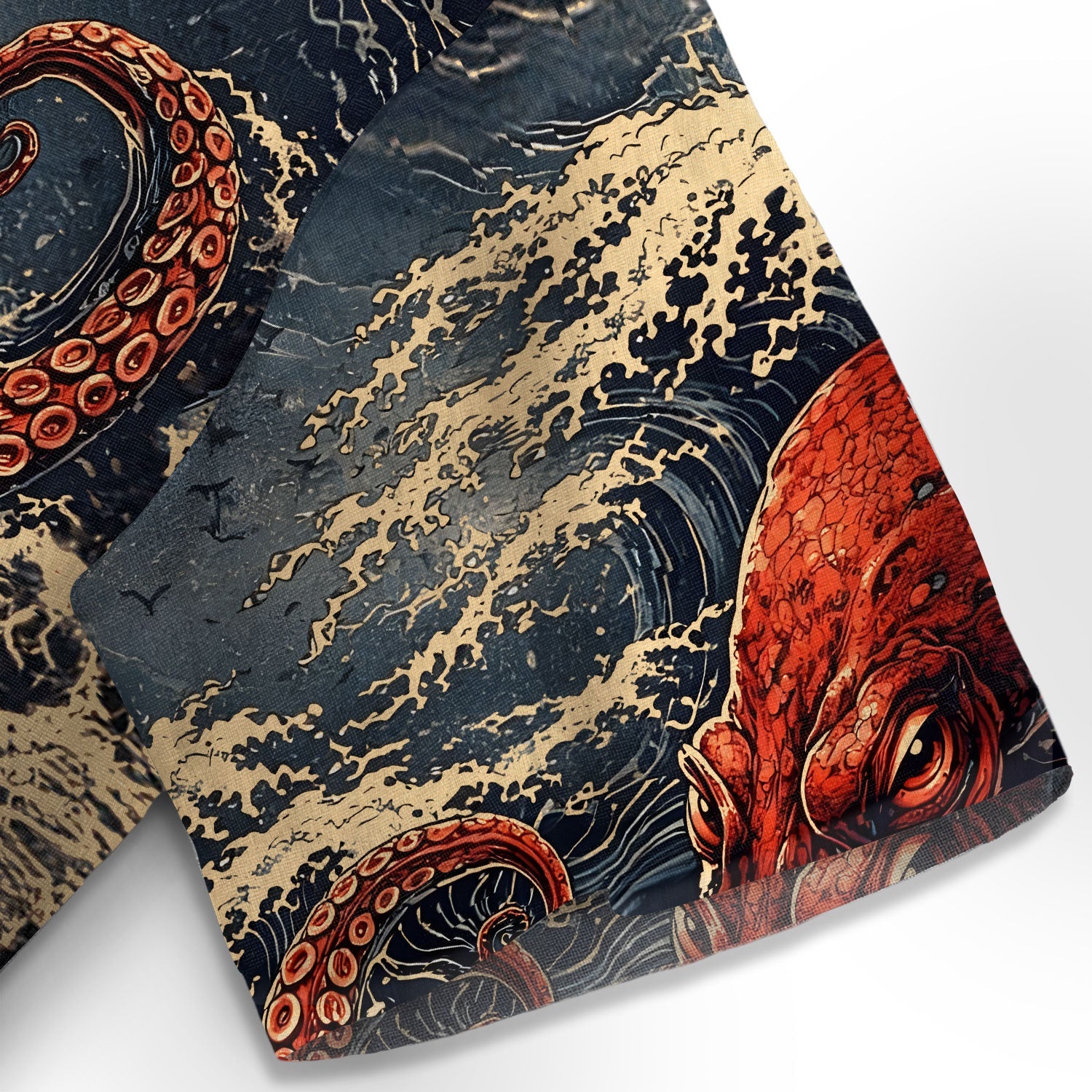 Great Wave Octopus Hawaiian Shirt