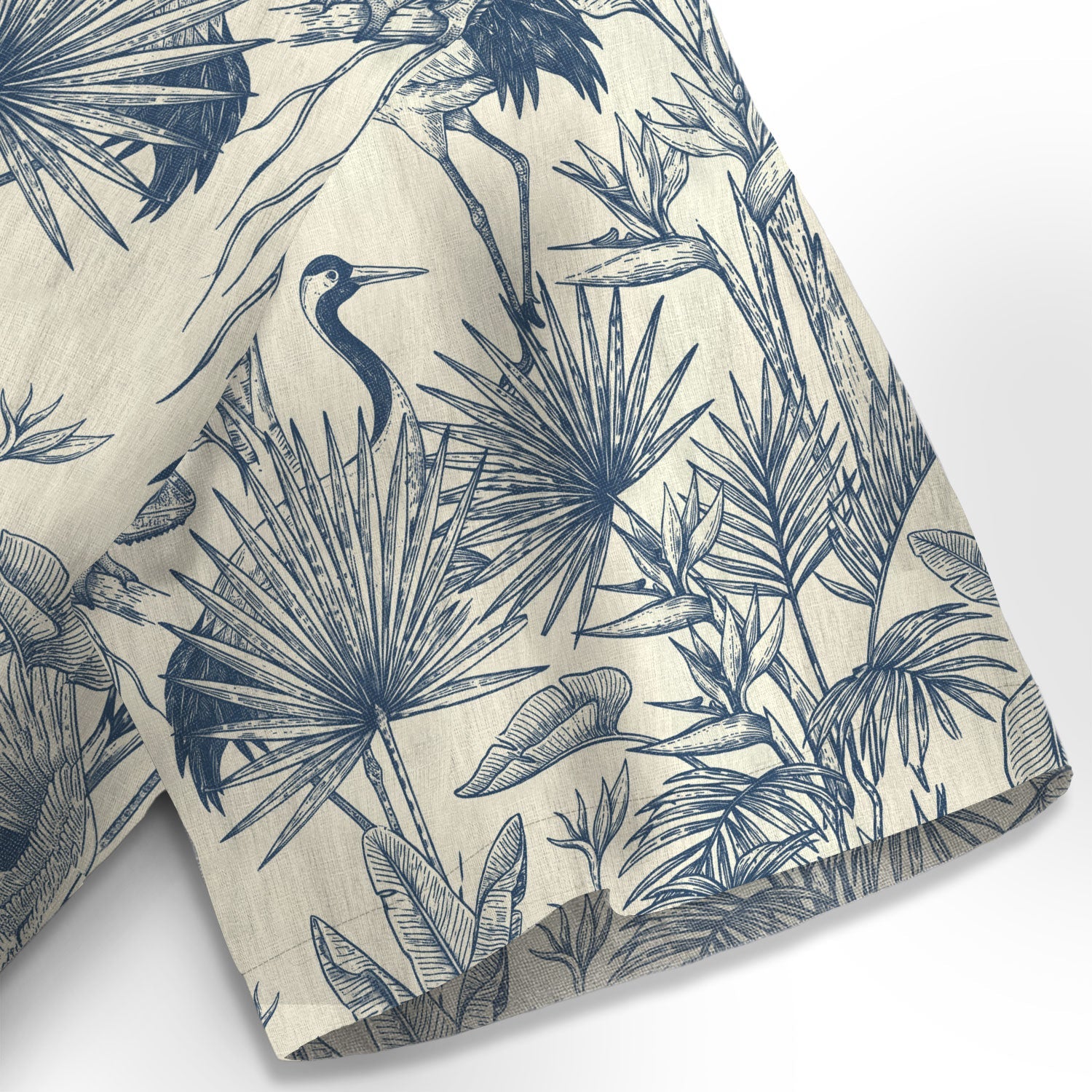 Crane Garden Hawaiian Shirt