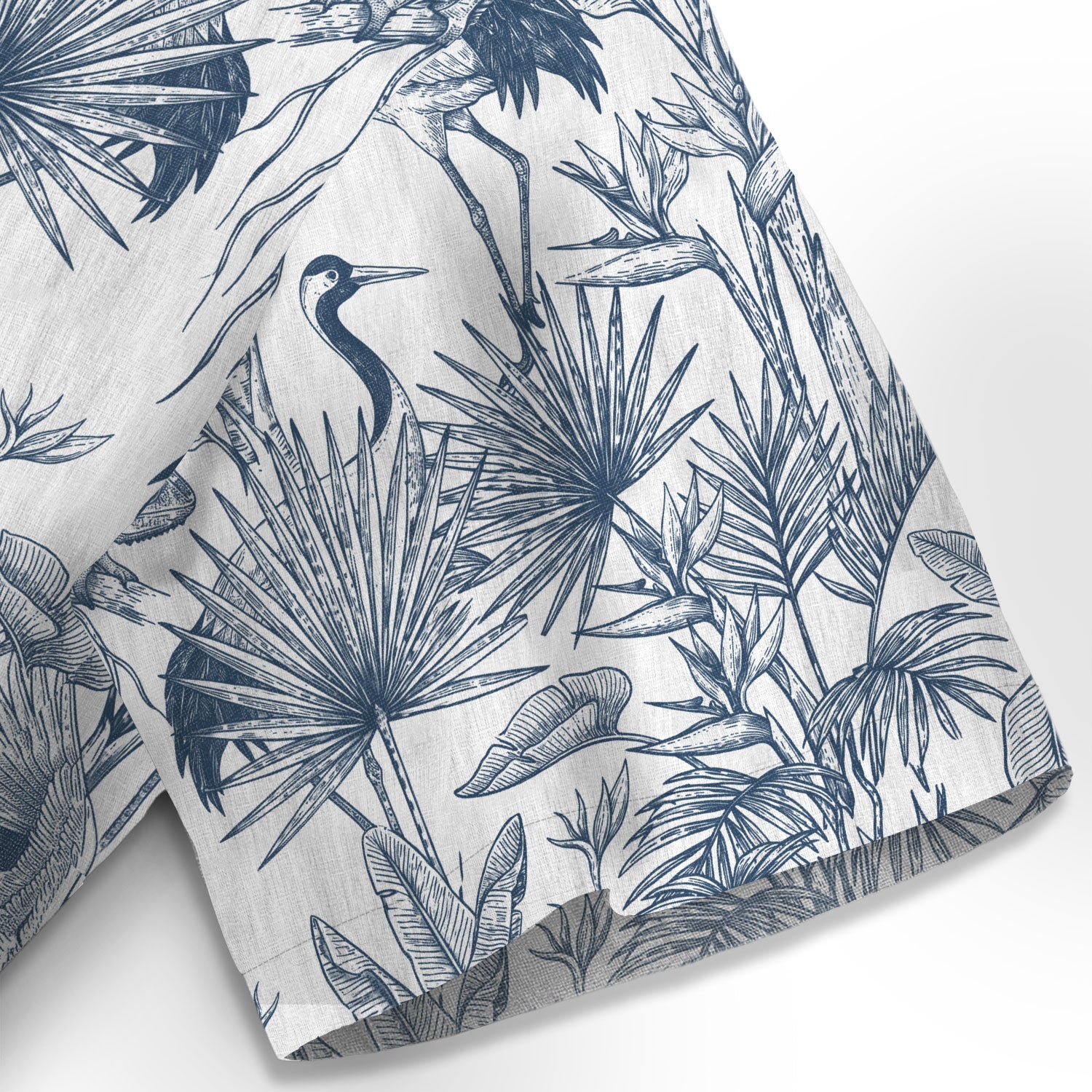 Crane Garden Hawaiian Shirt