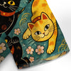 Yellow Cat And Black Cat Hawaiian Shirt