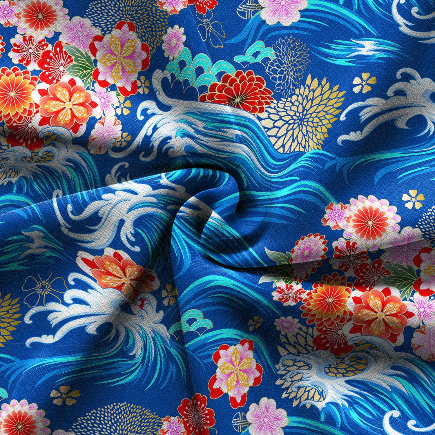 Sakura Wave Hawaiian Shirt