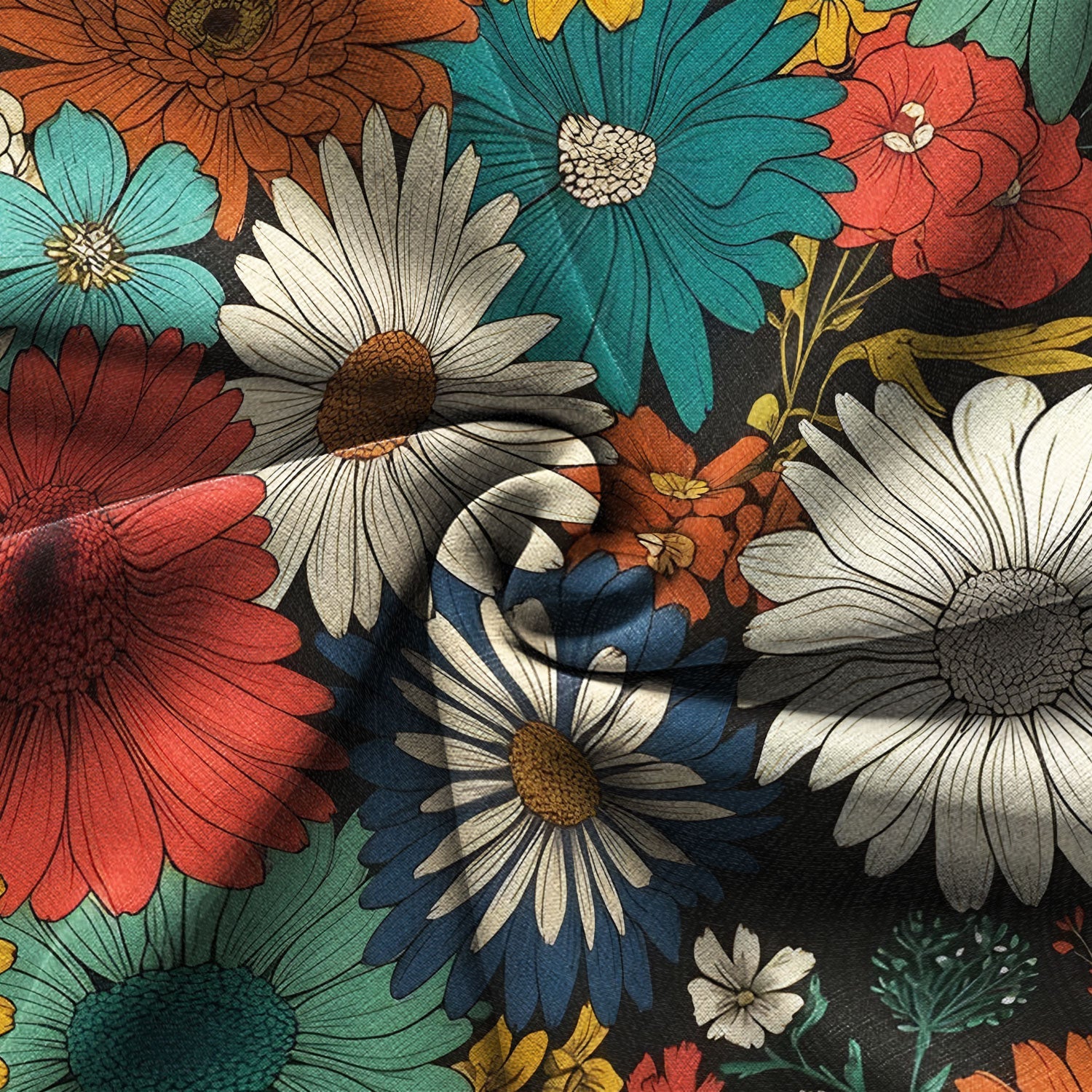 Colorful Chrysanthemums Hawaiian Shirt