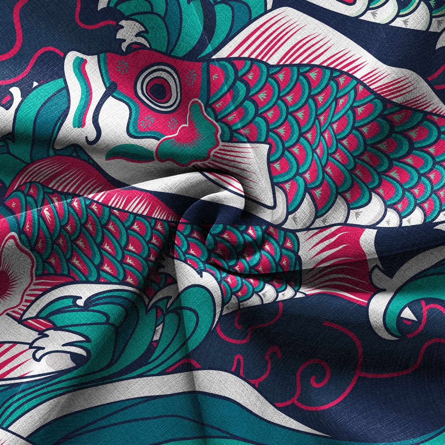 Colorful Japanese Koinobori Hawaiian Shirt