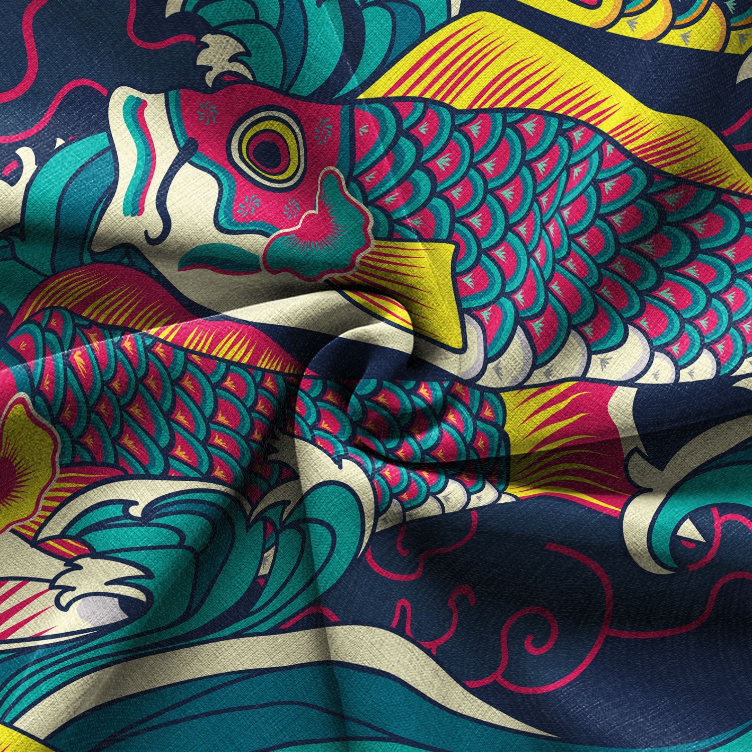 Colorful Japanese Koinobori Hawaiian Shirt