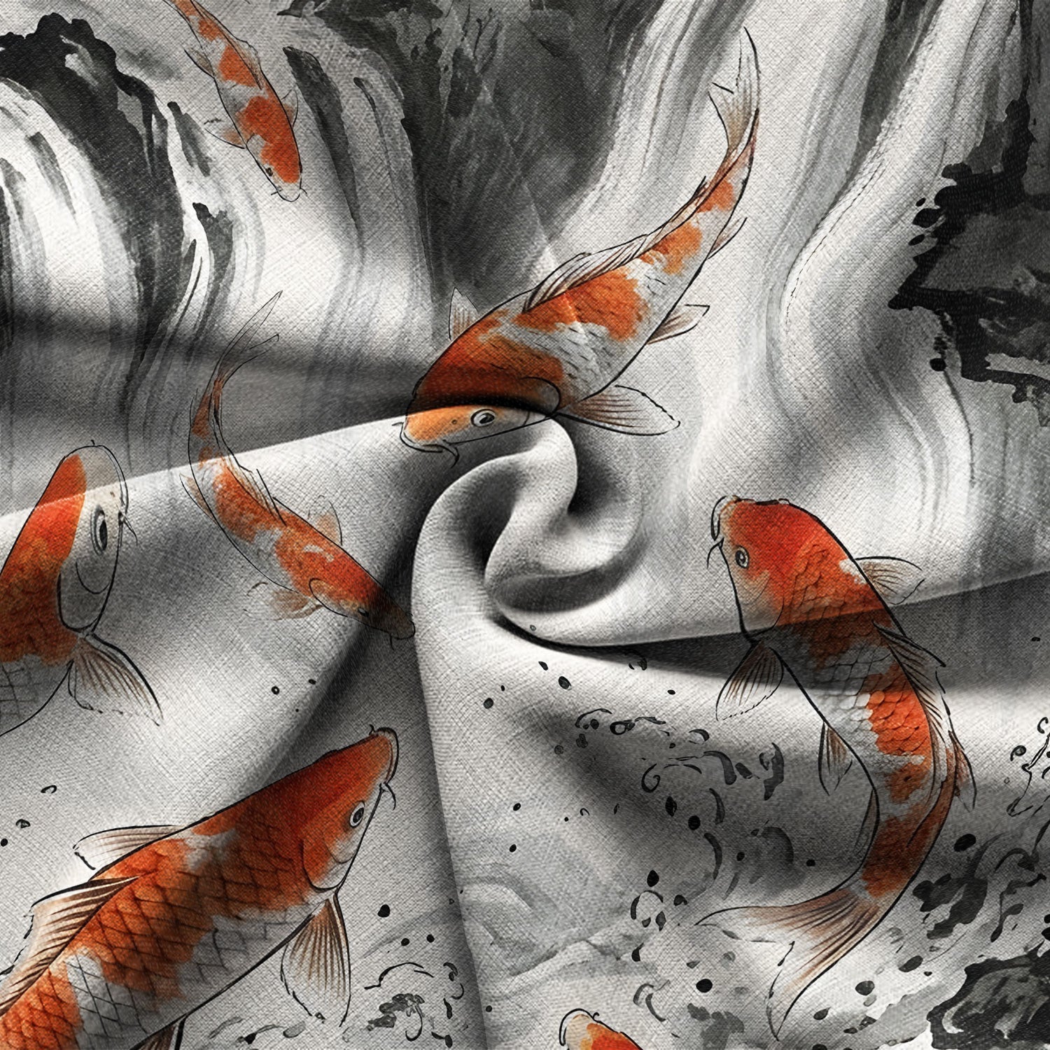 Dance Of The Koi Hawaiian Shirt