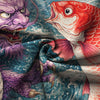 Dragon And Koi In The Wavesi Hawaiian Shirt