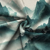 Misty Mountain Landscape Ink Hawaiian Shirt
