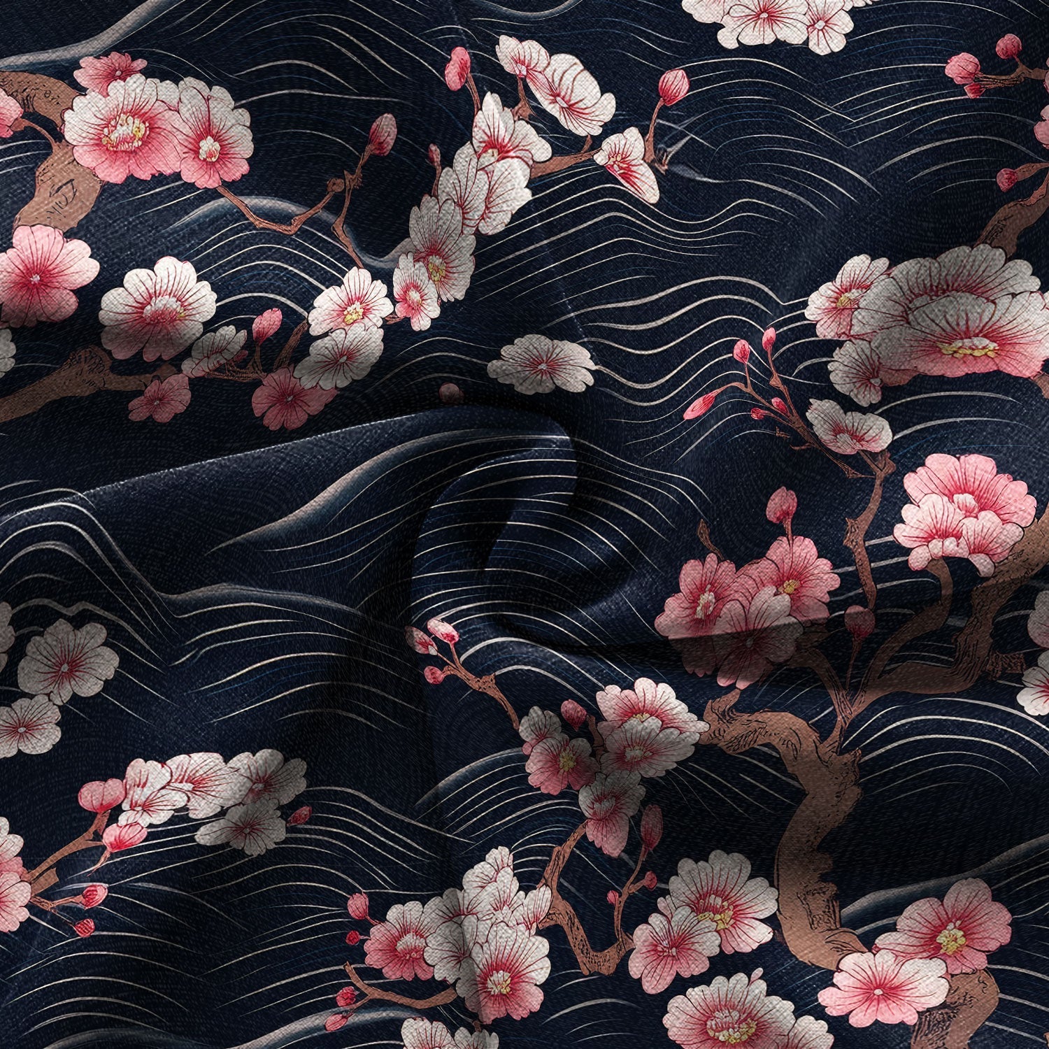 Sakura Wave Hawaiian Shirt
