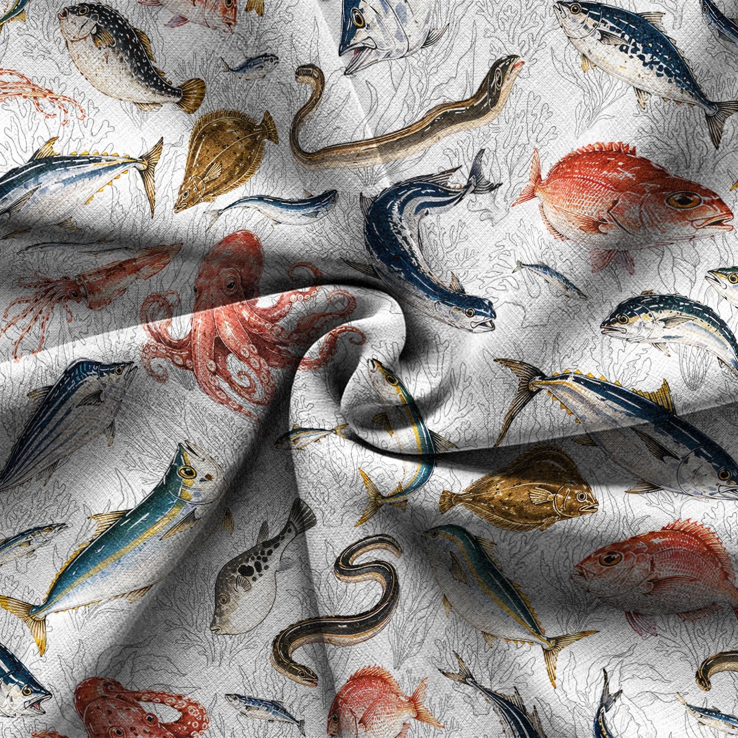 Sea Ocean Fish Hawaiian Shirt