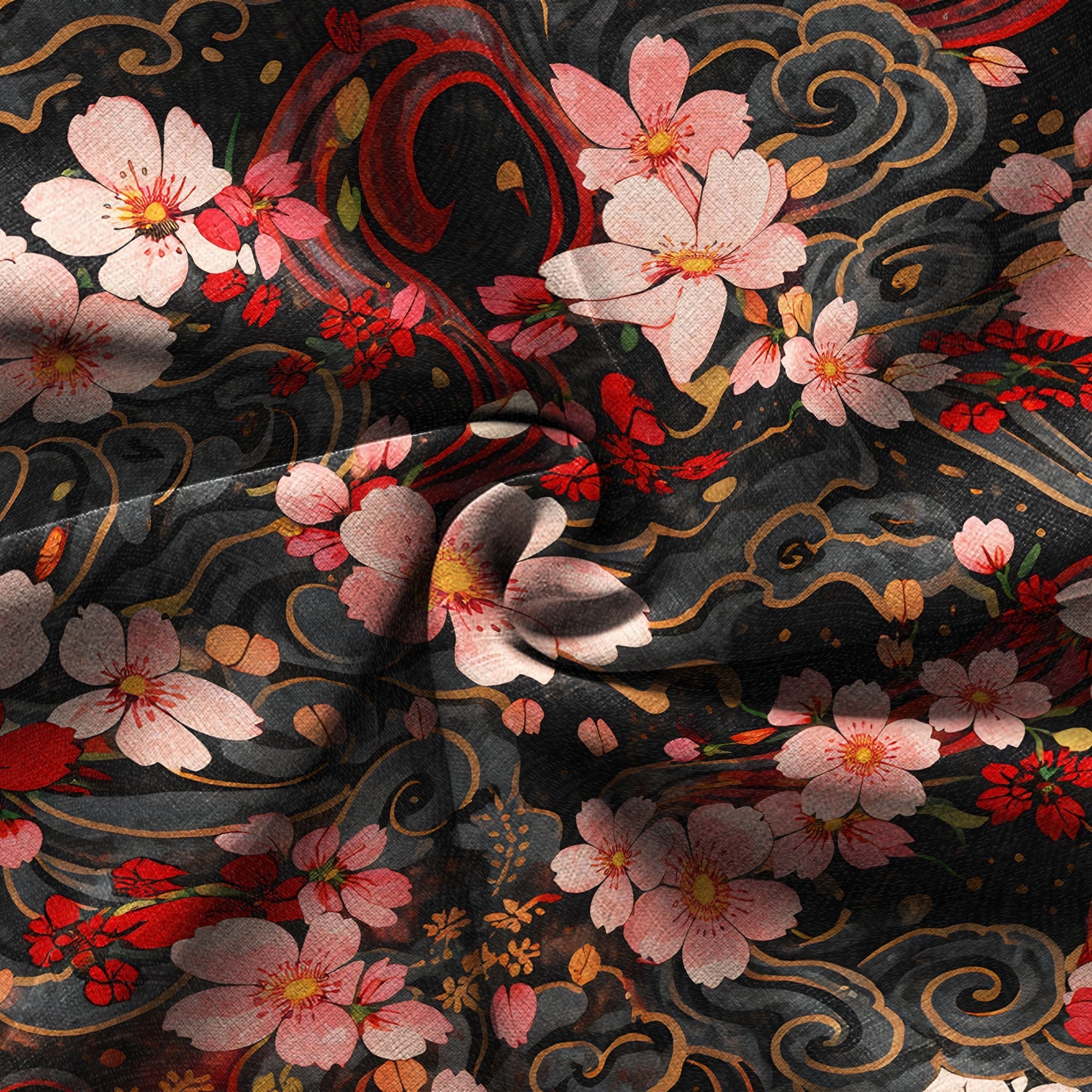 Sakura Wave Hawaiian Shirt