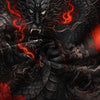 Shadow Fire Dragon Hawaiian Shirt