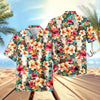 UniJames Tropical Flower Pattern Seamless Hawaiian Shirt (14 Styles)