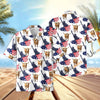 UniJames US Flag and Liberty Pattern Hawaiian Shirt (14 Styles)