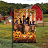 Uni Red Angus Cattle Haunted Farm Halloween Flag