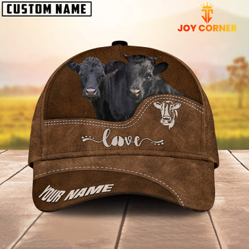 Uni Dexter Love Leather Pattern Customized Name Cap