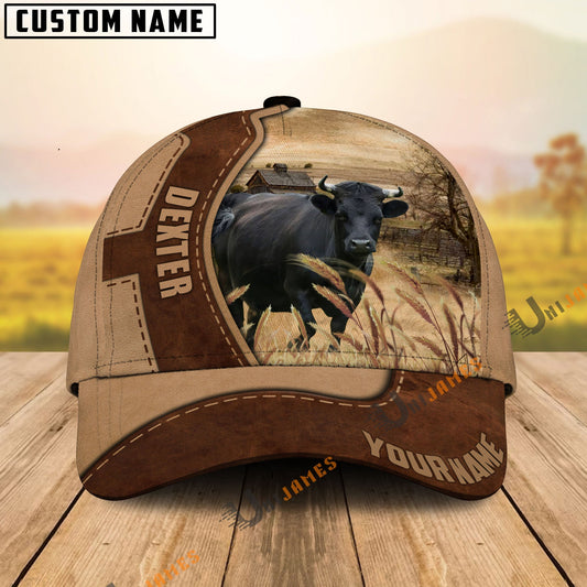Uni Dexter Suede Pattern Customized Name Cap