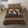 Uni Holstein In Heart Custom Name Bedding Set