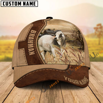 Uni Brahman Suede Pattern Customized Name Cap