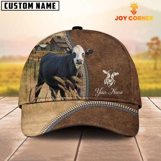 Uni Personalized Name Black Baldy Farming Cap