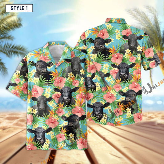 Unique Black Angus Hawaiian Shirt 2025 Collection (12+ Styles)