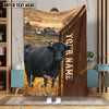 Uni Personalized Name Dexter Farming Life Pattern Blanket